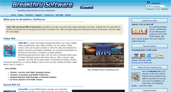 Desktop Screenshot of breakthrusoftware.com