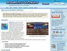 Tablet Screenshot of breakthrusoftware.com